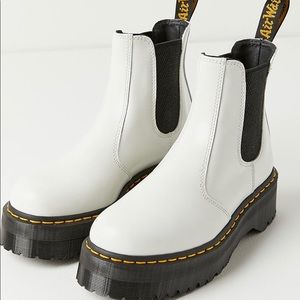 White Chelsea Boots